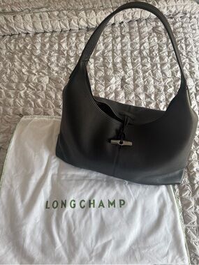 Longchamp Roseau Leather Bag XL in Pristine Condition